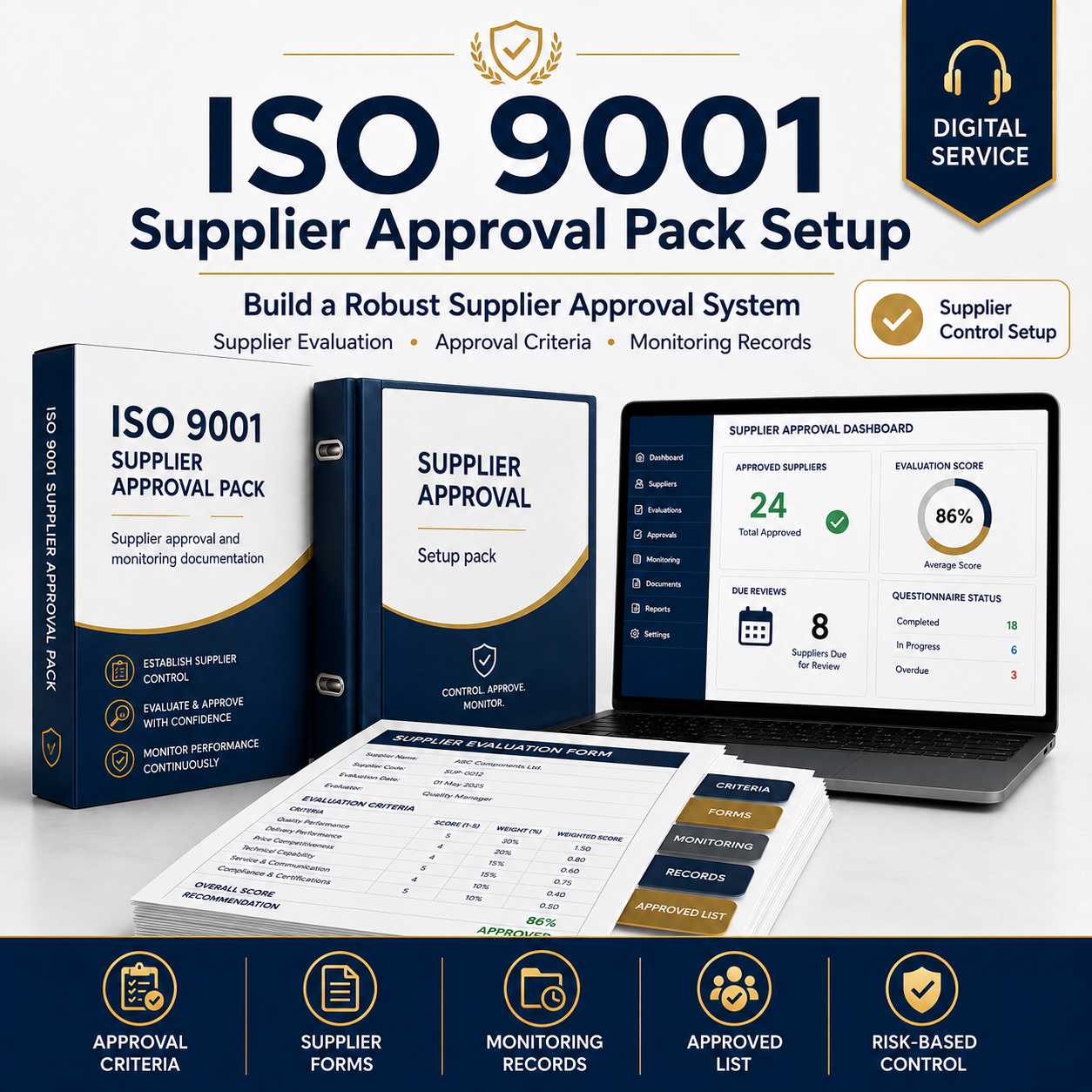 Supplier Approval Pack Setup