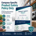 Company-Specific Product Safety Policy Only