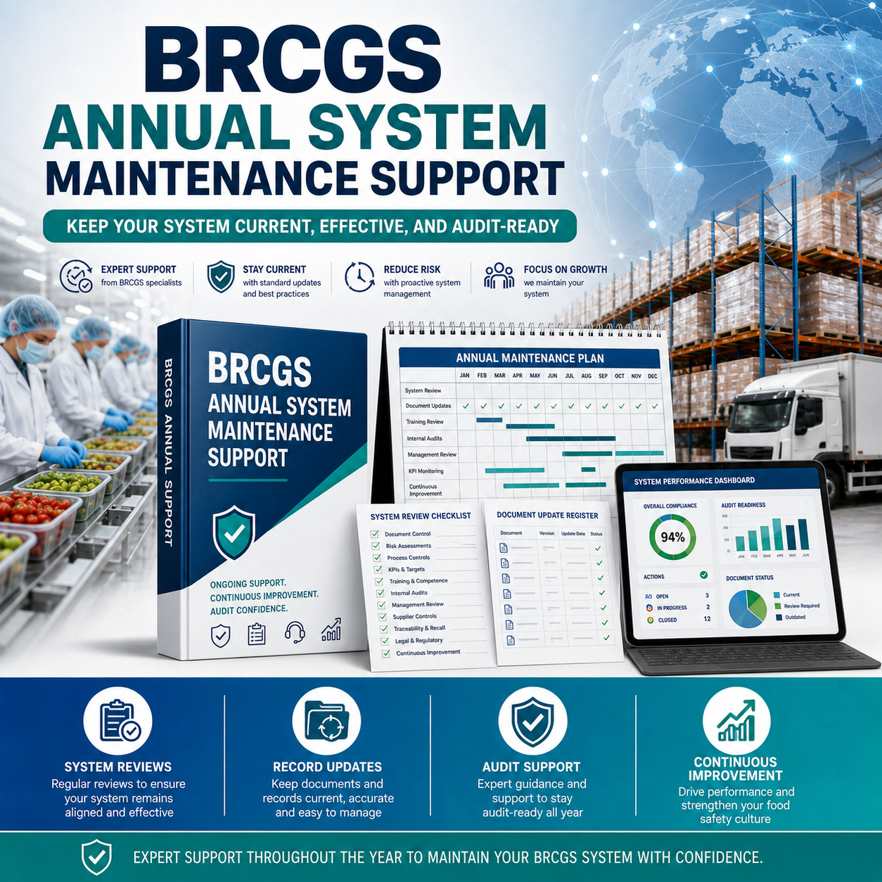 BRCGS Annual System Maintenance Support