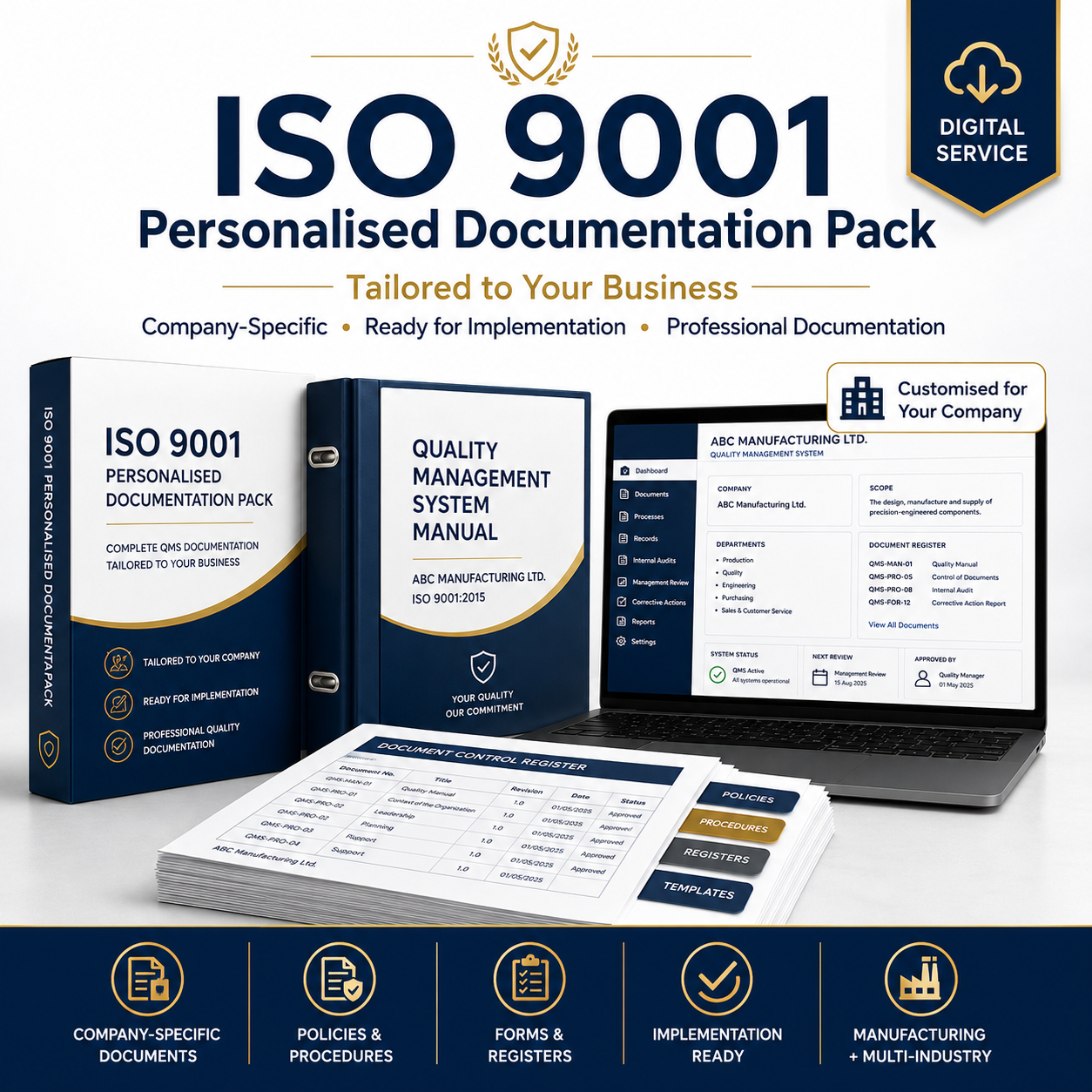 Personalised ISO 9001 Documentation Pack